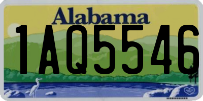 AL license plate 1AQ5546
