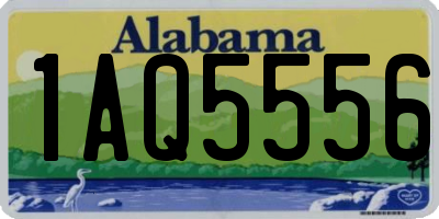 AL license plate 1AQ5556
