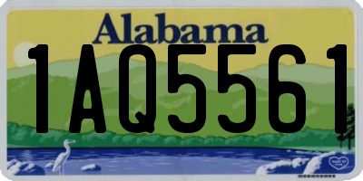AL license plate 1AQ5561