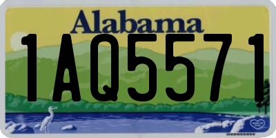 AL license plate 1AQ5571