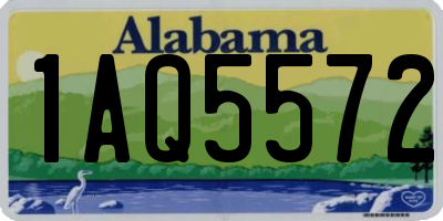 AL license plate 1AQ5572