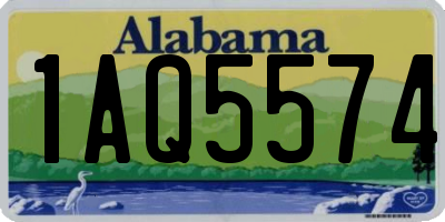 AL license plate 1AQ5574