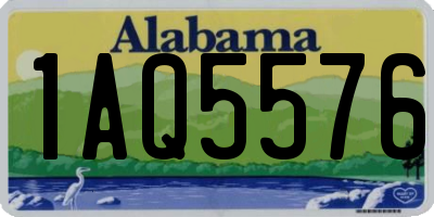 AL license plate 1AQ5576
