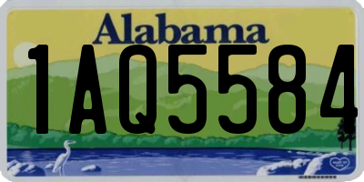 AL license plate 1AQ5584