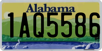AL license plate 1AQ5586