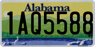AL license plate 1AQ5588