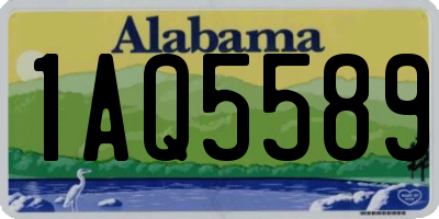 AL license plate 1AQ5589