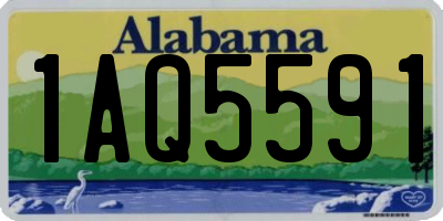 AL license plate 1AQ5591
