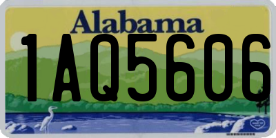 AL license plate 1AQ5606