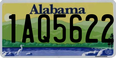 AL license plate 1AQ5622