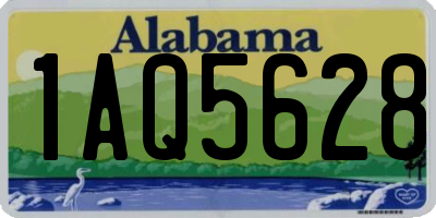 AL license plate 1AQ5628
