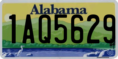 AL license plate 1AQ5629