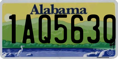 AL license plate 1AQ5630