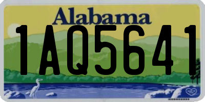 AL license plate 1AQ5641