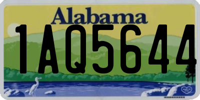 AL license plate 1AQ5644