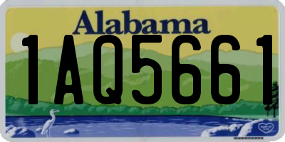 AL license plate 1AQ5661
