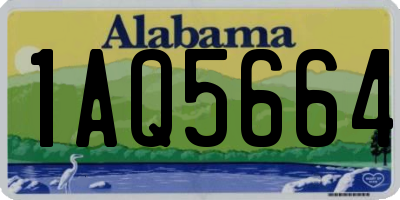 AL license plate 1AQ5664