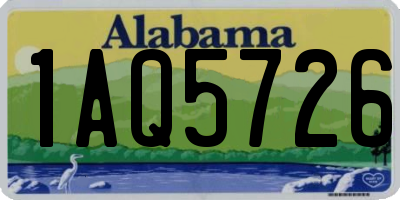 AL license plate 1AQ5726
