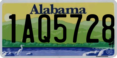 AL license plate 1AQ5728