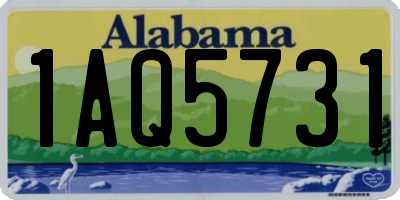 AL license plate 1AQ5731