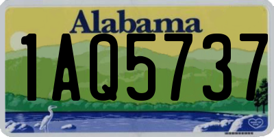 AL license plate 1AQ5737