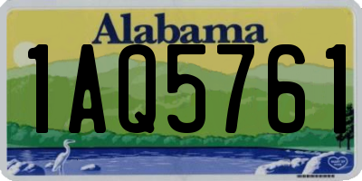 AL license plate 1AQ5761