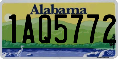 AL license plate 1AQ5772
