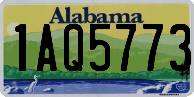 AL license plate 1AQ5773