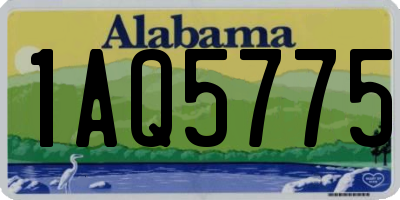 AL license plate 1AQ5775