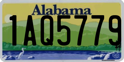 AL license plate 1AQ5779