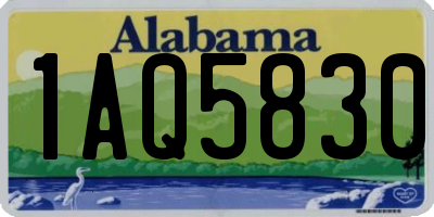 AL license plate 1AQ5830