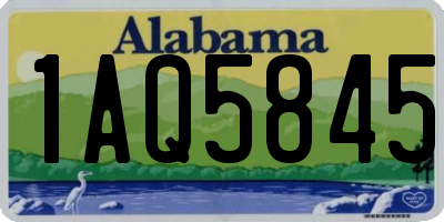 AL license plate 1AQ5845