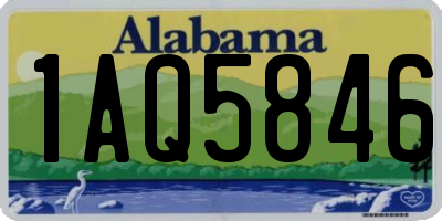 AL license plate 1AQ5846