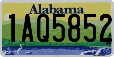 AL license plate 1AQ5852