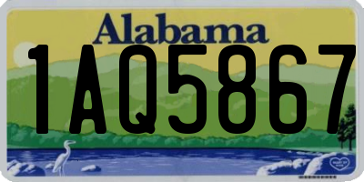AL license plate 1AQ5867