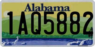 AL license plate 1AQ5882