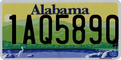 AL license plate 1AQ5890