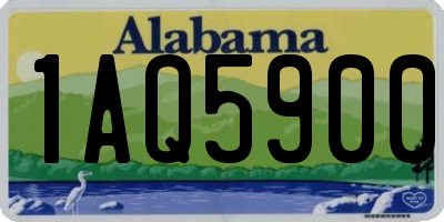 AL license plate 1AQ5900