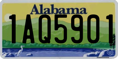 AL license plate 1AQ5901