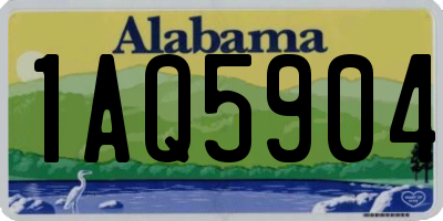 AL license plate 1AQ5904