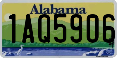 AL license plate 1AQ5906
