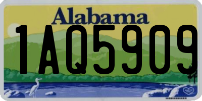 AL license plate 1AQ5909