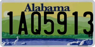 AL license plate 1AQ5913