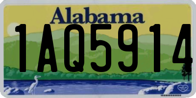 AL license plate 1AQ5914