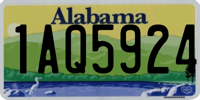 AL license plate 1AQ5924