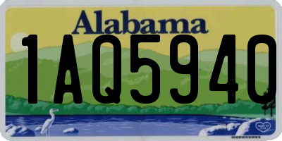 AL license plate 1AQ5940