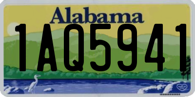 AL license plate 1AQ5941