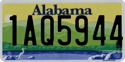 AL license plate 1AQ5944