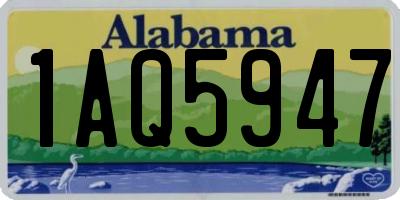 AL license plate 1AQ5947