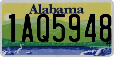 AL license plate 1AQ5948
